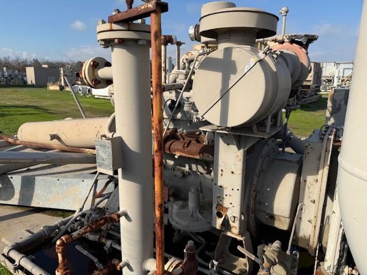 Used Cat Model G3408TA/ Frick Model TDSH233L With Cooler