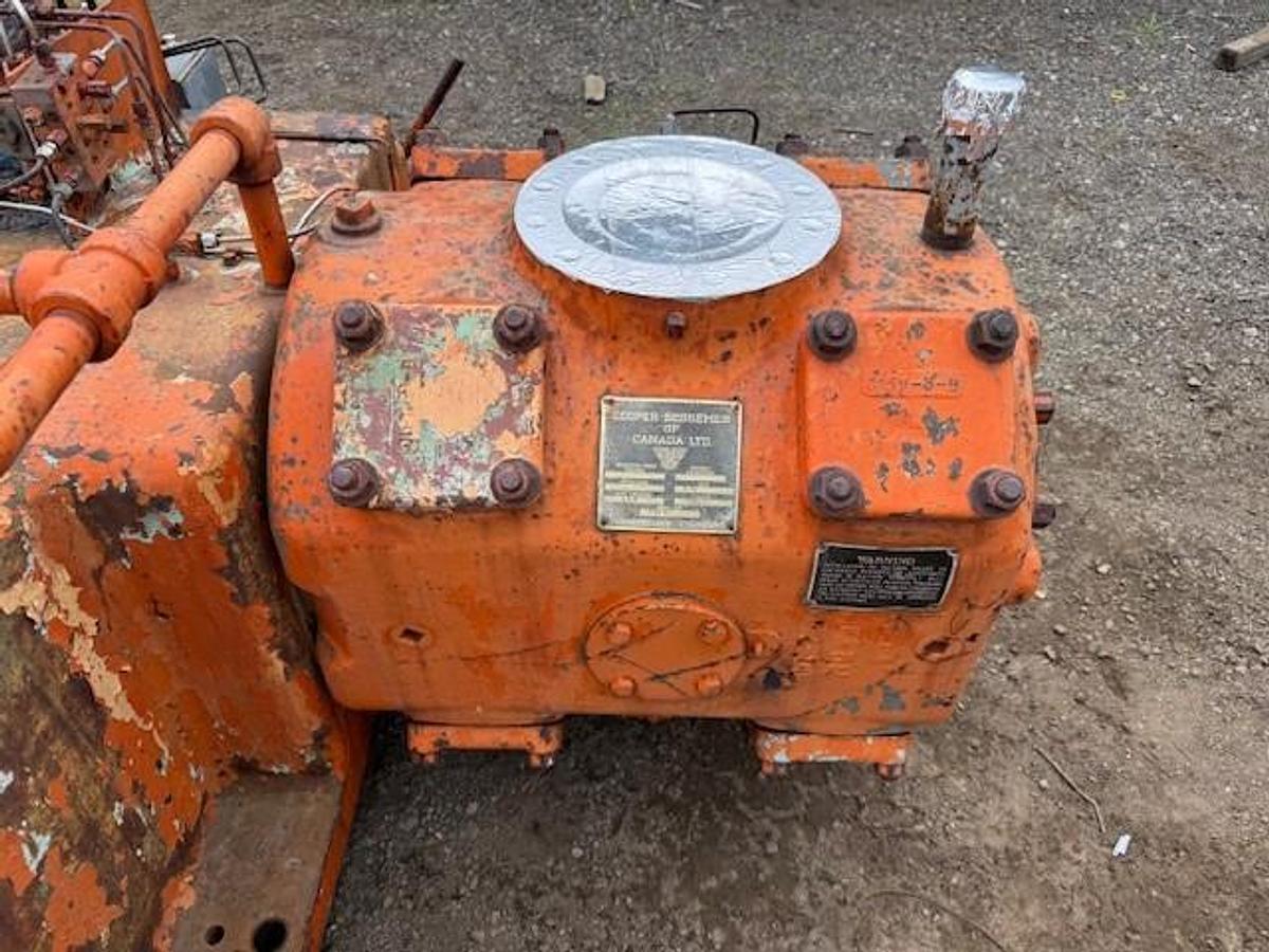 Used Cooper Bessemer AMA-4 Compressor Frame SN 47822 with 8.875” x 8.875” x 6.375” x 6.375” x 5” stroke Cylinders 