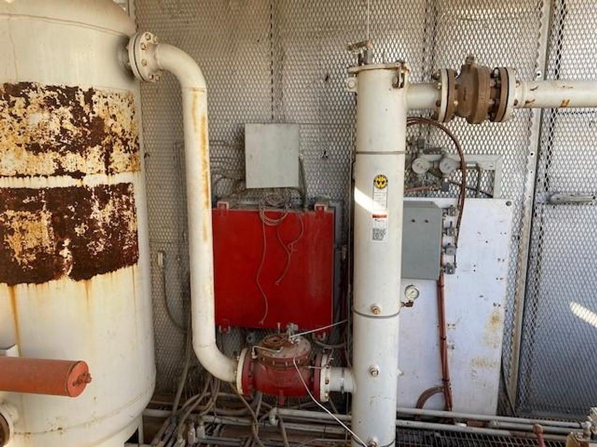 Used Ariel JGJ-4 SN: F-10009 / Caterpillar G3408TA SN: 6NB02470 - 4 Stage CNG Compressor Size 10.5” x 5.125” x 3.875” x 1.75”