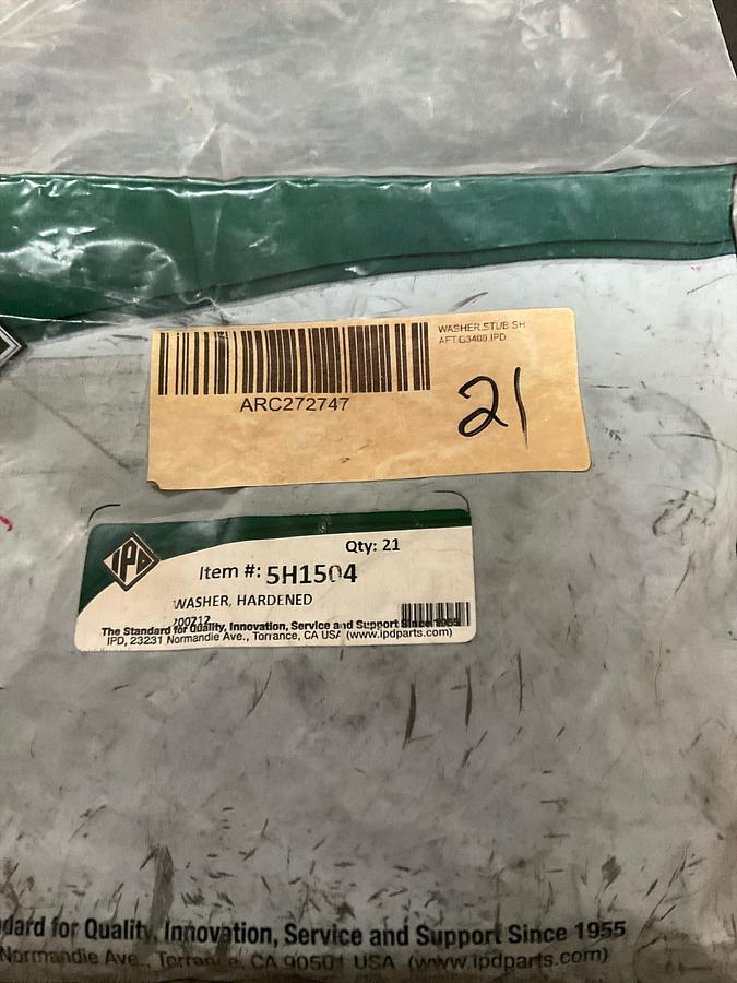 Used IPD WASHER PN 5H1504