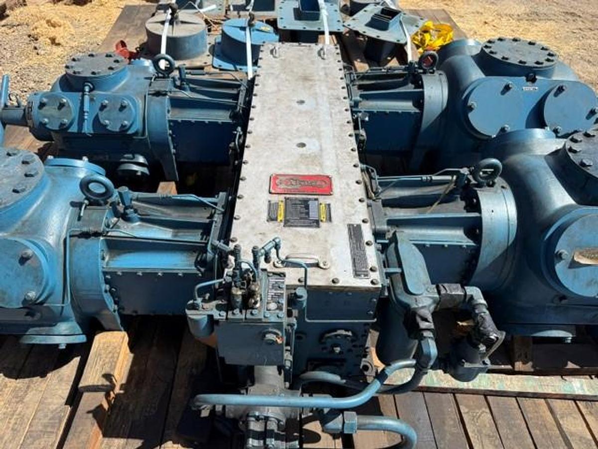 Used Ariel JGJ-4 Compressor Frame SN F-30727 with 11” x 11” x 9.25” x 5.125” Cylinders