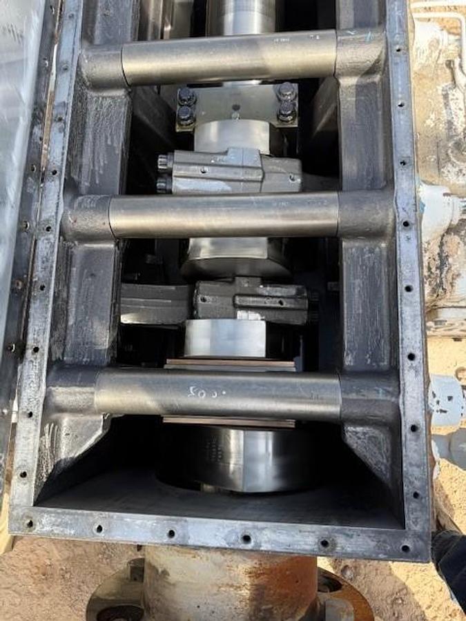 Used Ariel JGK-4 Compressor Frame SN F-37234 with (2) 11” x (2) 6.25” JGK Cylinders 