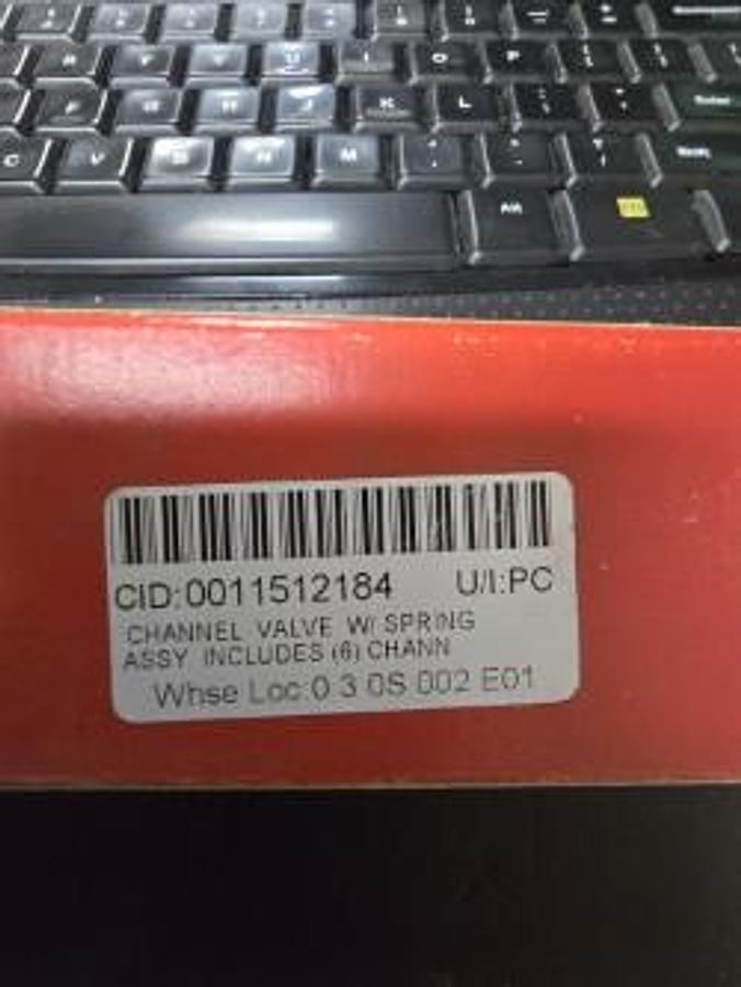 Ingersoll-Rand Channel Valve W/ Spring PN: 75C33