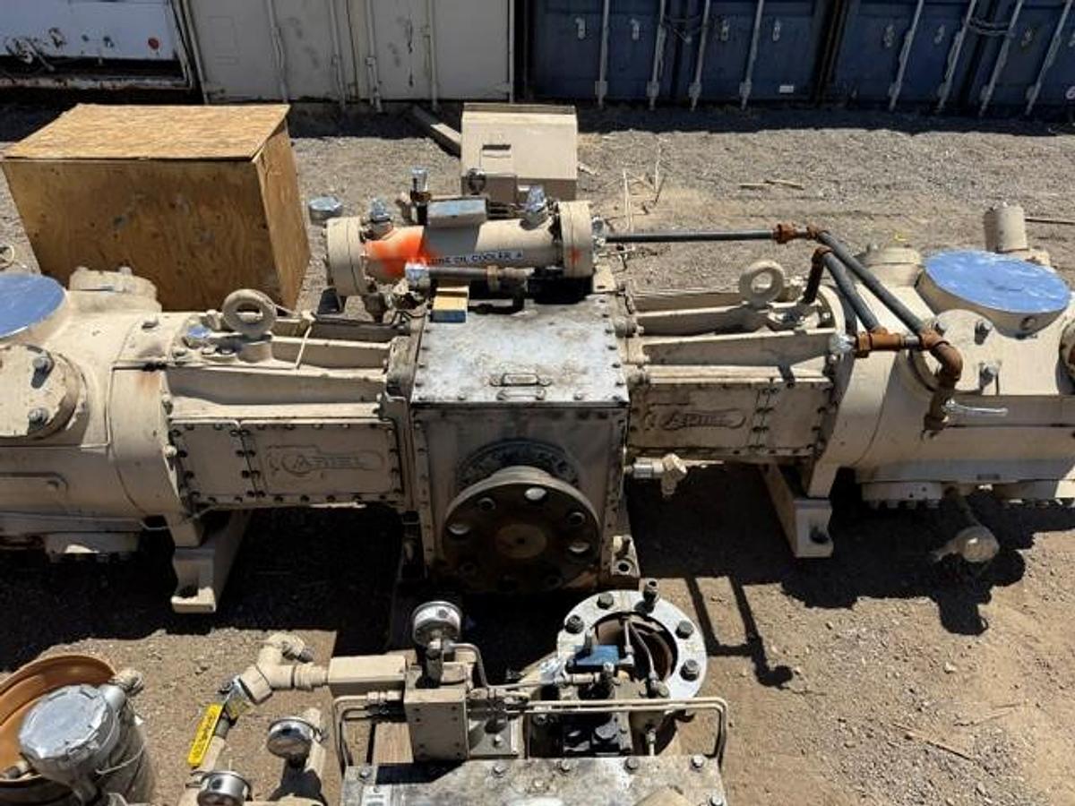 Used Ariel JGT-2 Compressor Frame SN F-29828 with (2) 8.375” JGT 1895 # Cylinders 