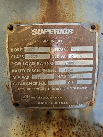 Used White Superior 50CD Cylinders 288361