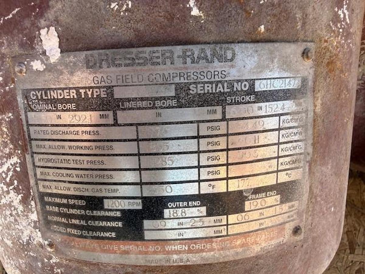 Used Ingersoll Rand 11.5” HOS 855 # Cylinder SN 6HC2147