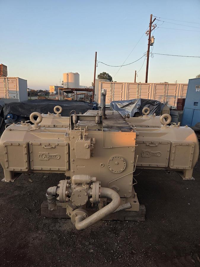 Used Ariel JGD-4 Compressor Frame SN F-13806 with 4 Cylinders Size 8.375" x 8.375" x 6.25" x 6.25"