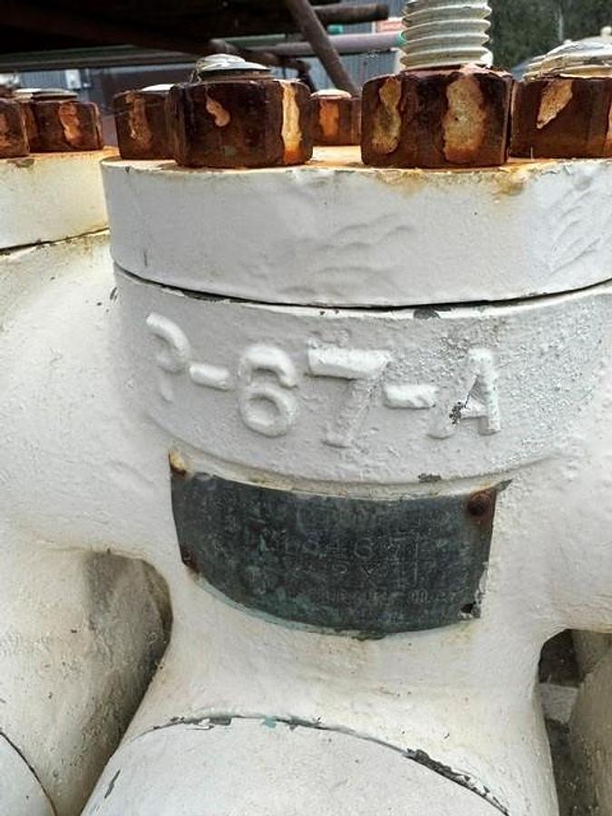 Used Gaso 3400 Series Triplex Pump A/B Fluid End SN 30305