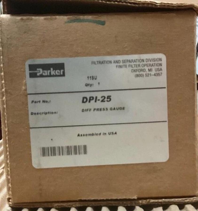 Parker Differential Pressure Gauge (DPI-25)