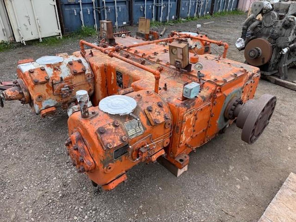 Used Cooper Bessemer AMA-4 Compressor Frame SN 47822 with 8.875” x 8.875” x 6.375” x 6.375” x 5” stroke Cylinders 