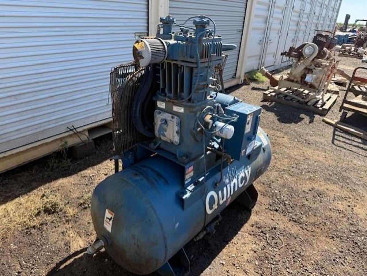 Used Quincy 350 / 10 HP Air Compressor  SN 6212011