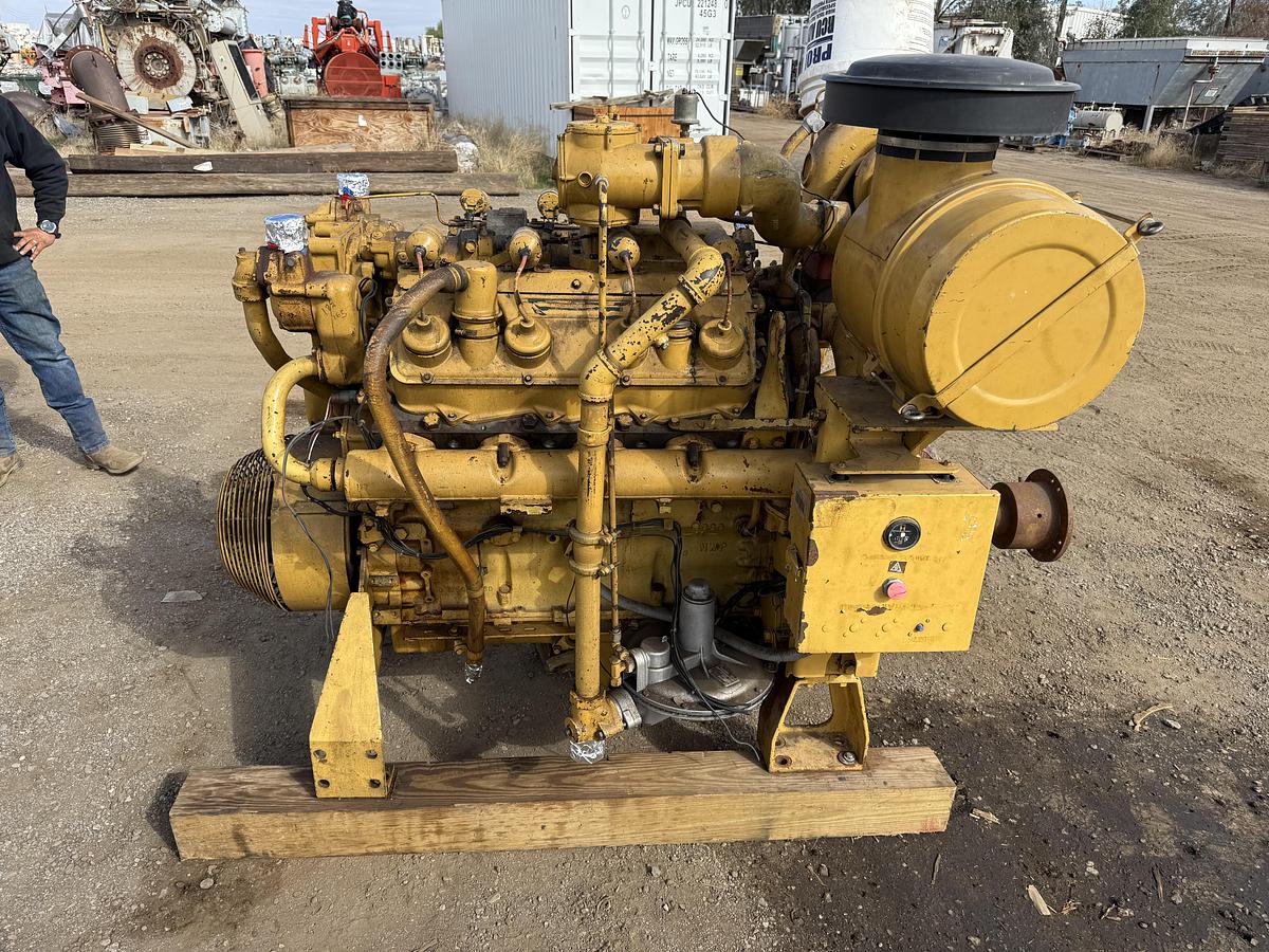 Used Caterpillar G3408TA Engine SN 6NB00596