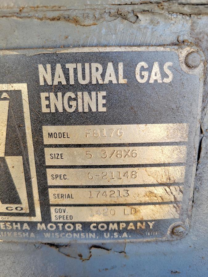 Used Waukesha F817G Engines 