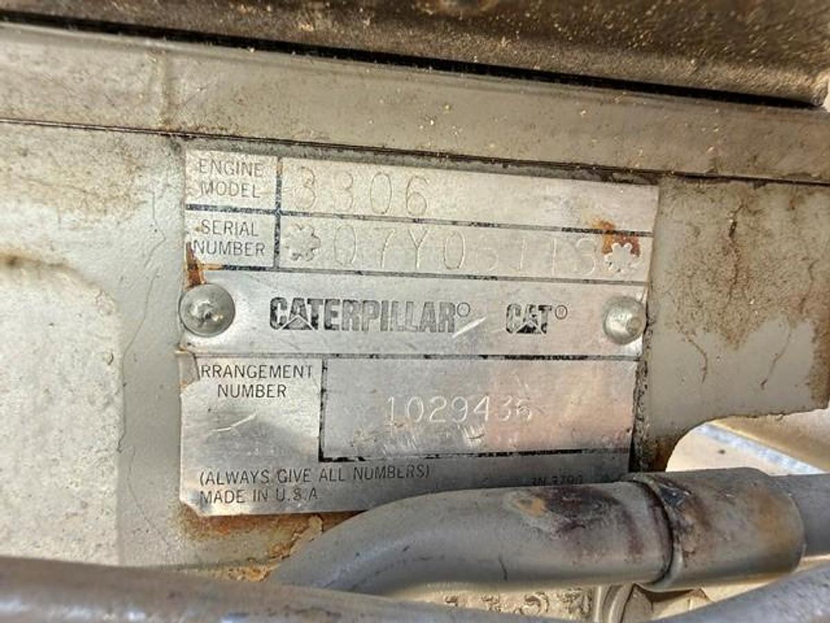Used CAT G3306TA Engine SN 07Y06113