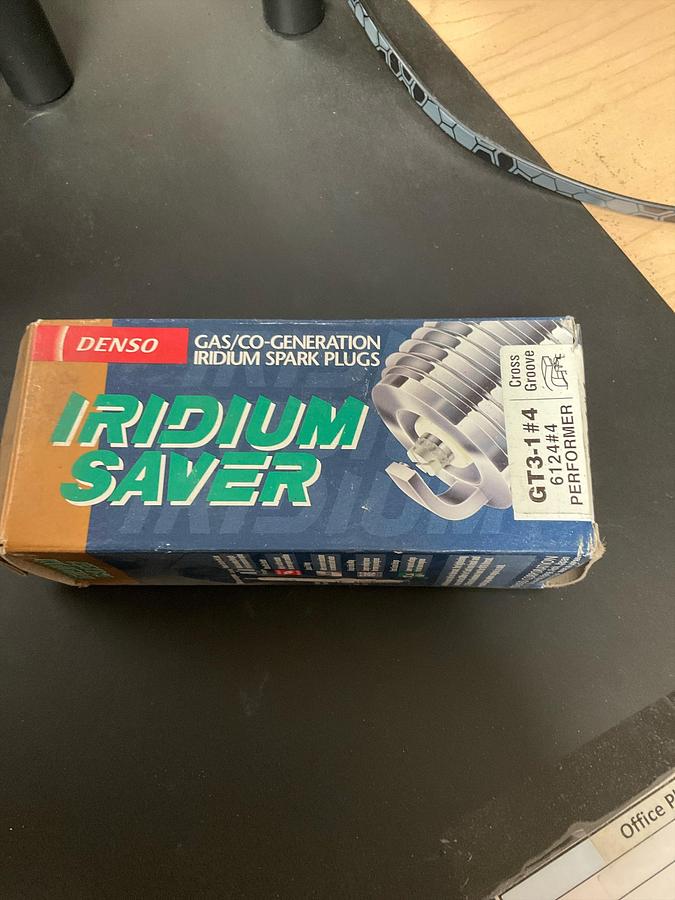 DENSO OEM 6124 GT3-1 #4 Performer Gas Generation Iridium Saver Spark Plug - 4Pcs