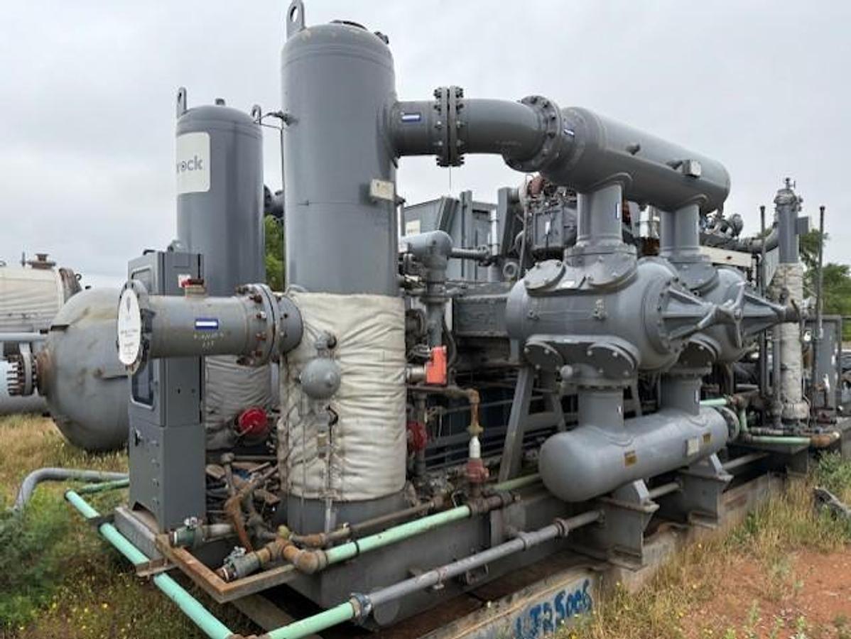 Used Waukesha L7044GSI / Ariel JGK-4 Three Stage Compressor Package SN F-17437 Size 13.625" x 13.625" x 9.625" x 6.75" with 156EH Cooler