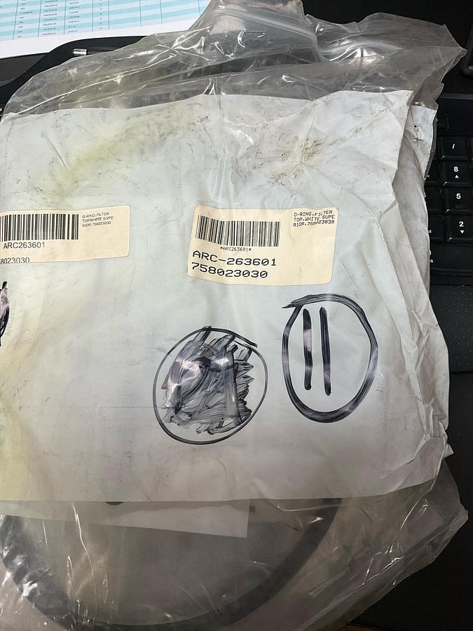 Superior Filter O-Ring PN: 758023030