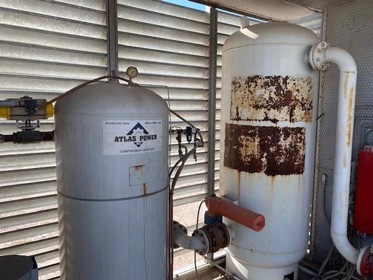 Used Ariel JGJ-4 SN: F-10009 / Caterpillar G3408TA SN: 6NB02470 - 4 Stage CNG Compressor Size 10.5” x 5.125” x 3.875” x 1.75”