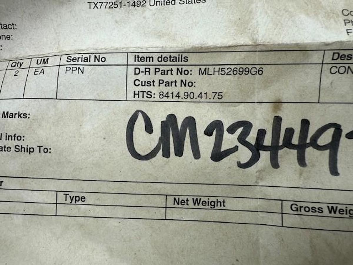 Dresser Rand HOS/RDS Connecting Rods PN MLH52699G6