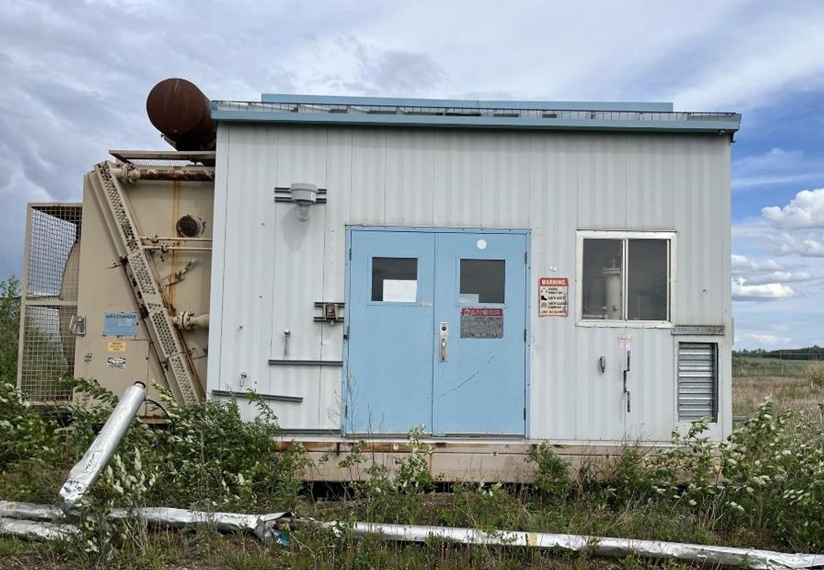 Used CAT  Gas Compressor Package Model G3408TA S/N 6NB01289 Ariel Model JGA-4-3 Stage S/N F-14205 Size 8 7/8 x 8 7/8 x 6.5 x 4.125 x 3” Stroke