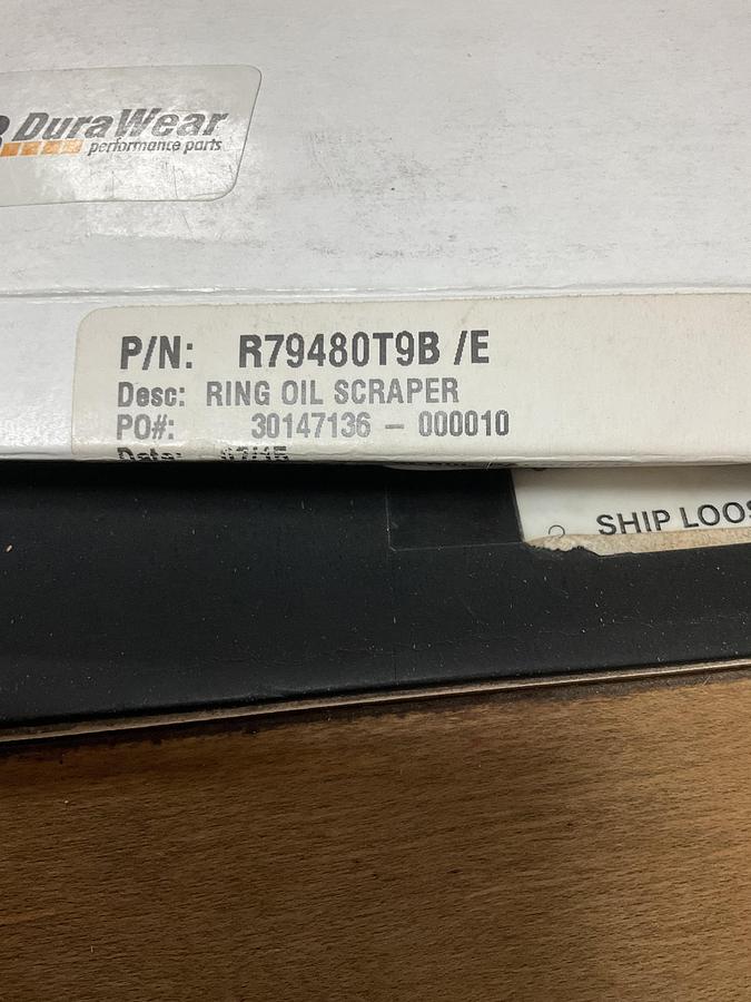 Dresser-Rand / Ingersoll Rand Oil Scraper Ring PN: R79480T9B/E