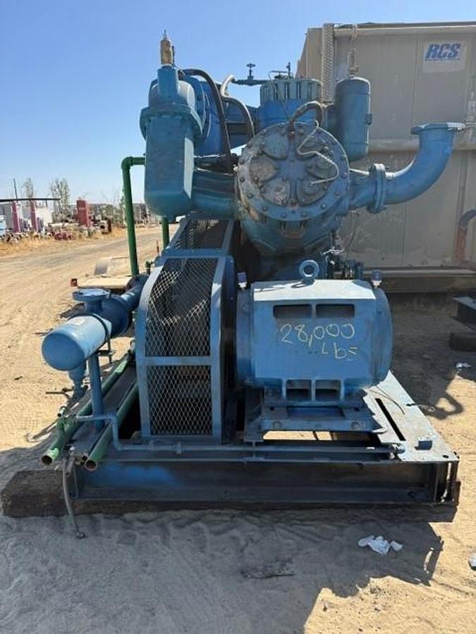 Used Bellis and Morcom 300 HP Air Compressor Model WH28H3N SN 7690