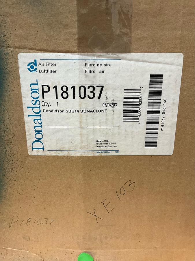 Donaldson Air Filter PN: P181037