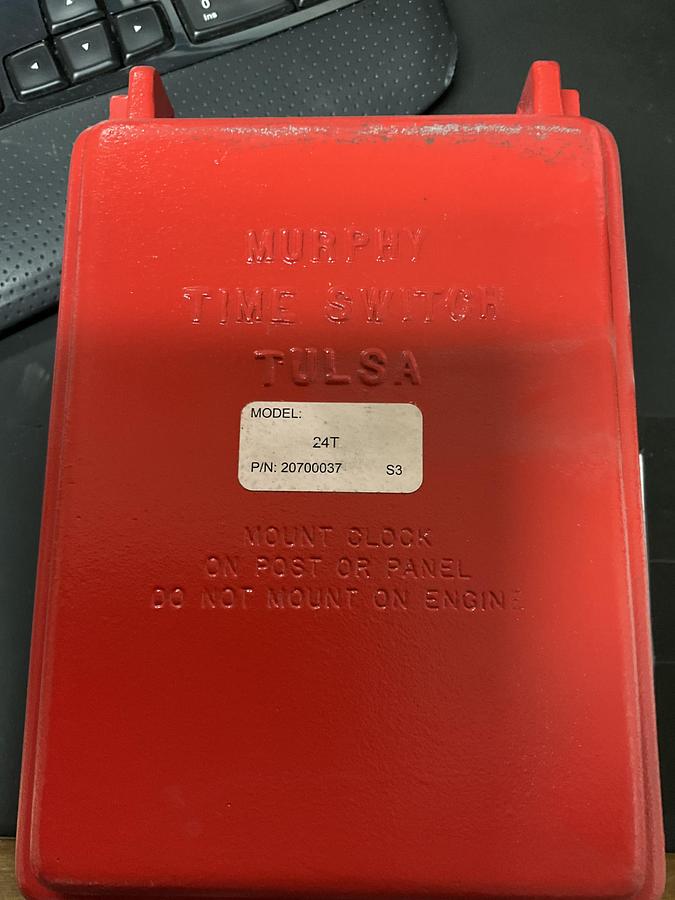 FW MURPHY Time Switch Model 24T PN: 20700037