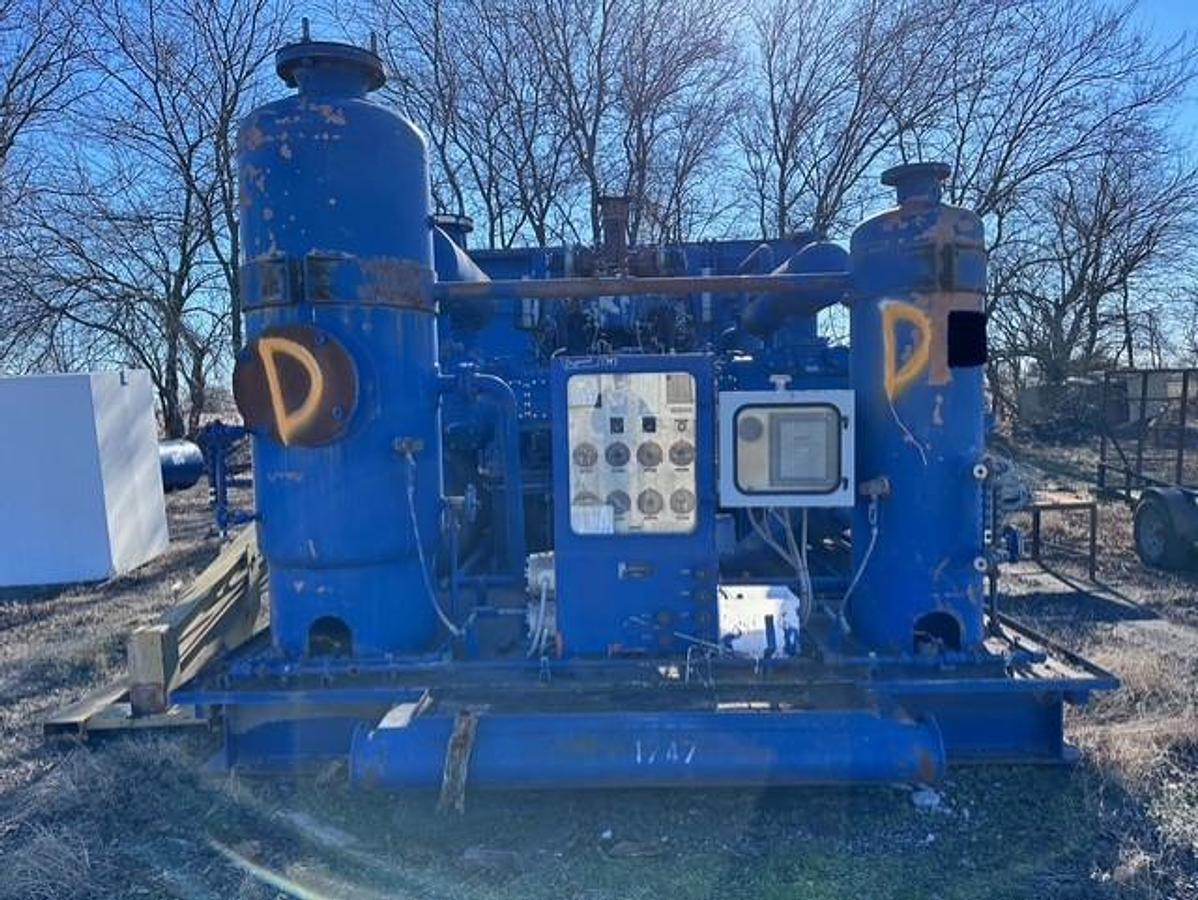 Used Waukesha L5794GSI / Ariel JGK-4 Three Stage Compressor Package Size 14.125” x 14.125” x 11” x 6.25” with ACE 156 Cooler 