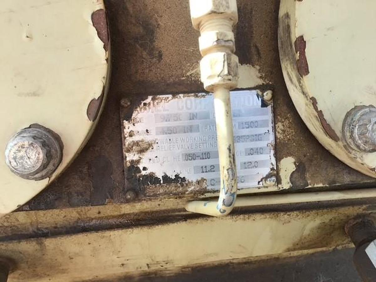 Used Ariel JGT-4 Two Stage Compressor Package Size 17.25” x 17.25” x 9.75” x 9.75” SN F-25508 1250 HP