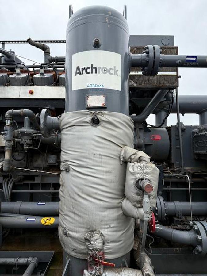 Used Waukesha L7044GSI / Ariel JGK-4 Three Stage Compressor Package SN F-17437 Size 13.625" x 13.625" x 9.625" x 6.75" with 156EH Cooler