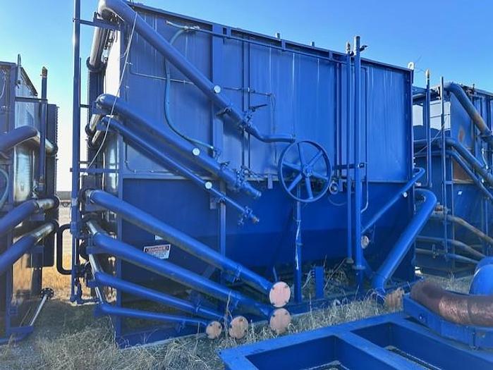 Used Ariel JGE-4 SN F-23606 / Waukesha F3524GSI (no engine) Three Stage Compressor Package Size 17.25” x 17.25” x 13.5” x 9.625” with ACE J144 Cooler