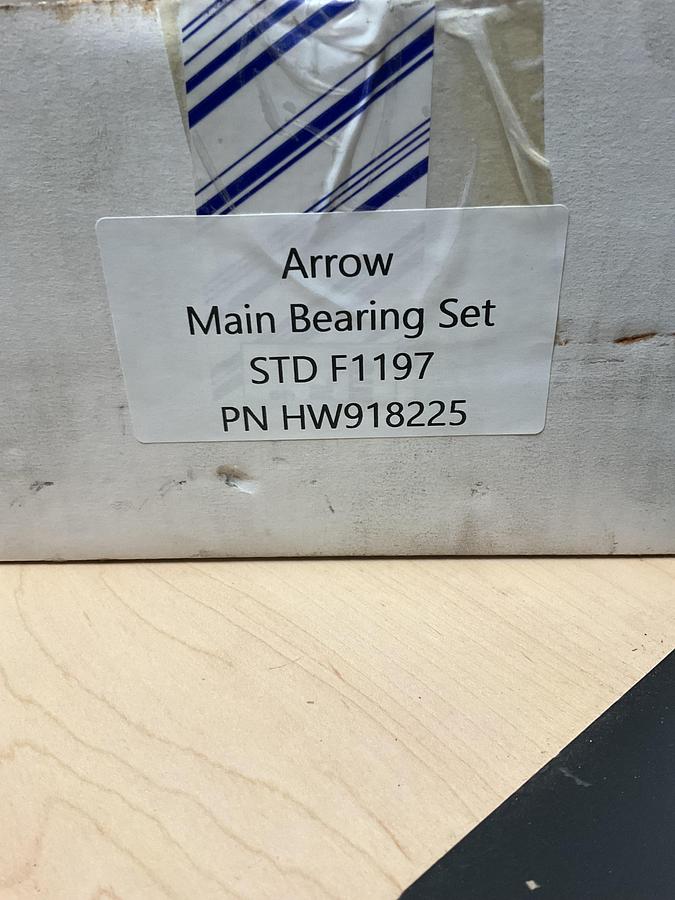 Arrow Main Bearing Set STD F1197 PN: HW918225