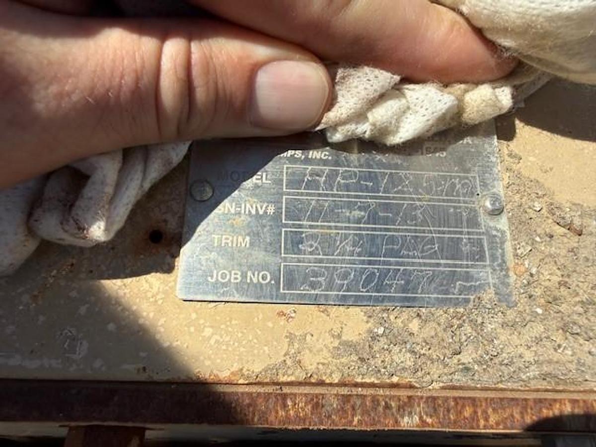 Used Wheatley / NOV HP-125M Pump with AB fluid end SN 39047