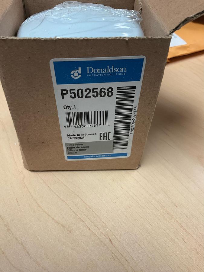 DONALDSON OIL  FILTER PN: P502568
