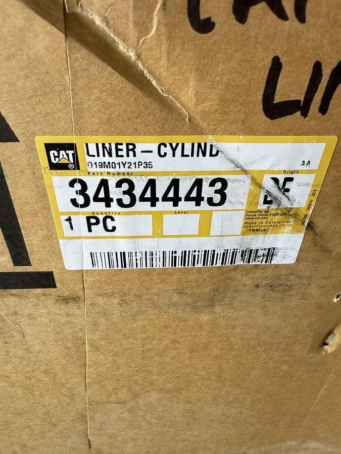Caterpillar G3600 Series Cylinder Liners PN 343-4443