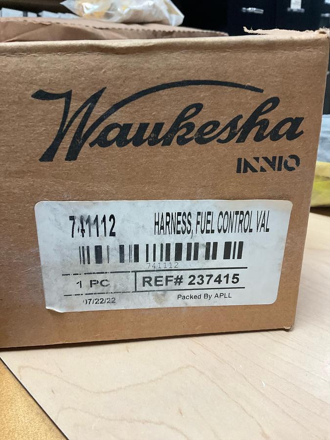 Waukesha Fuel Control Harness Left  PN: 741112