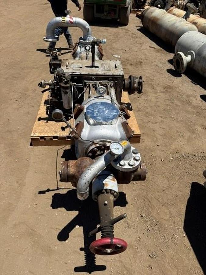 Used Ariel JGW-2 Compressor Frame SN F-6153 with 7.125” x 6” x 3.875” Cylinders 