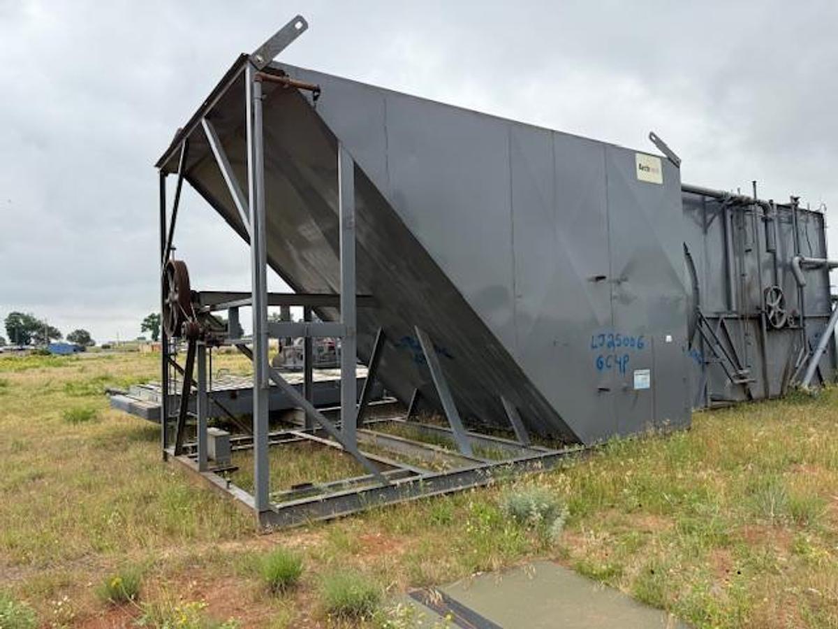 Used Waukesha L7042GSI / Ariel JGK-4 Two Stage Compressor Package SN F-13668 Size 9.125" x 9.125" x 6.25" x 6.25"  with 156FI Cooler
