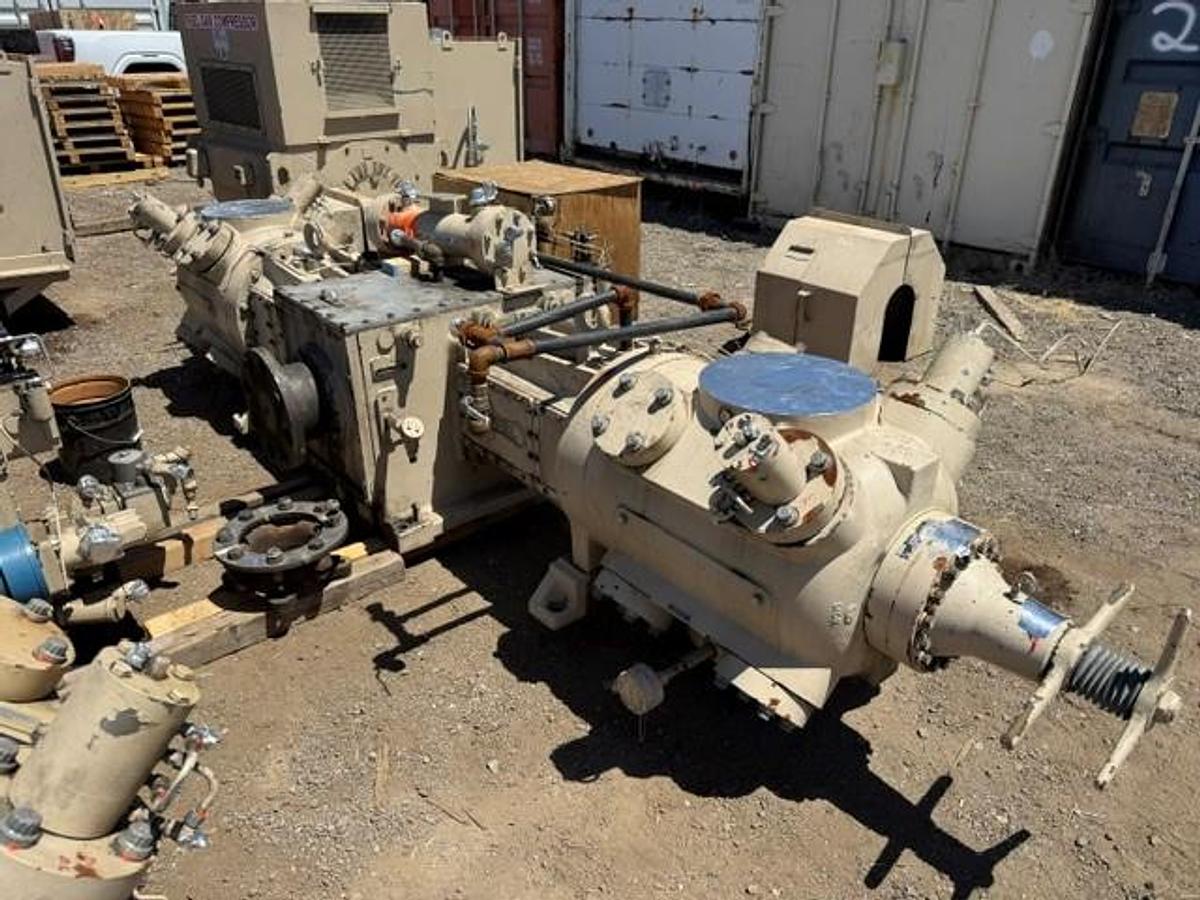Used Ariel JGT-2 Compressor Frame SN F-29828 with (2) 8.375” JGT 1895 # Cylinders 