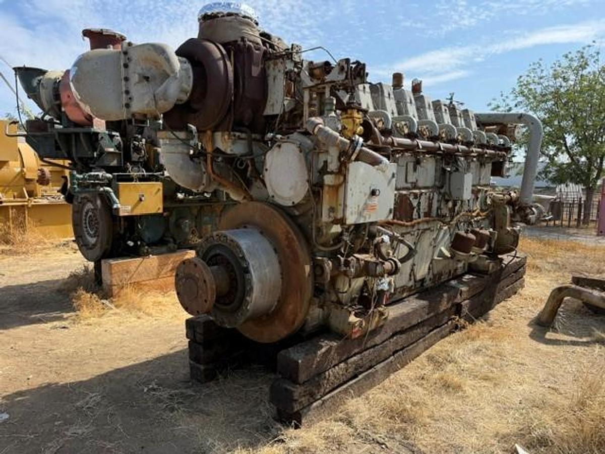 Used CAT G3608 A3 Engine SN 4WF00024