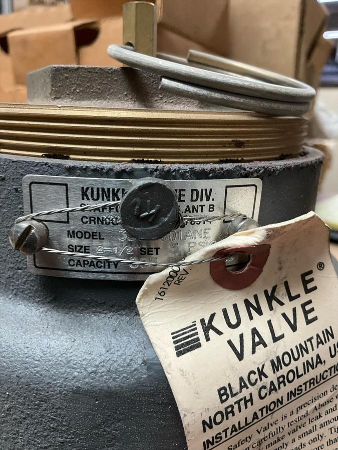 Kunkle Valve 337-J01ANE