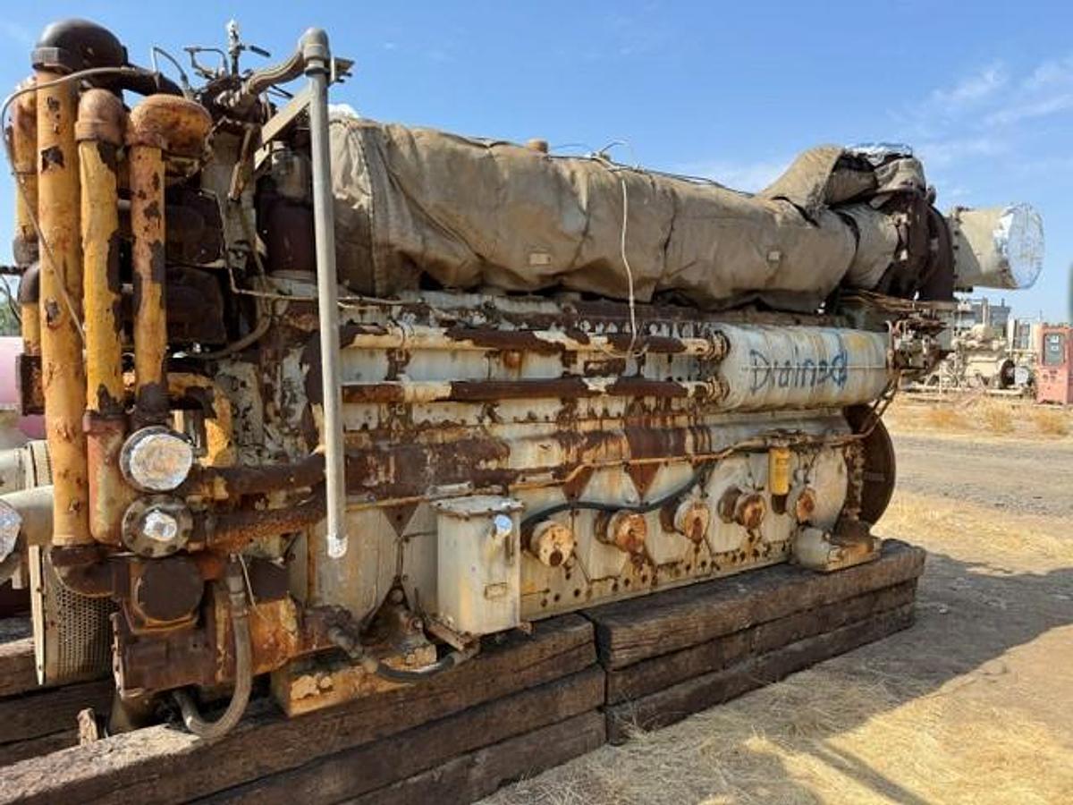 Used CAT G3608 A3 Engine SN 4WF00024