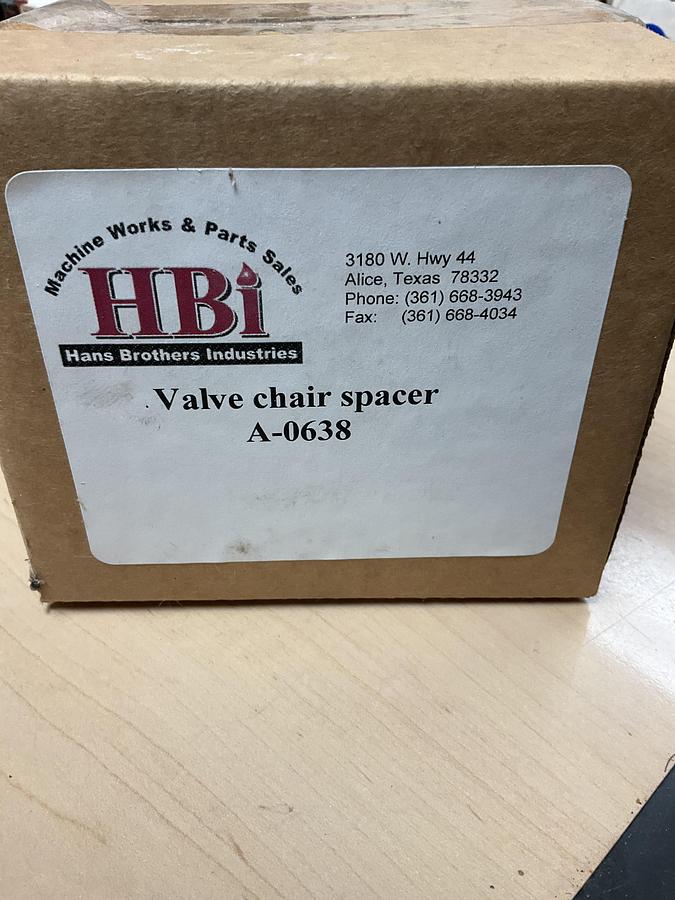 Used Ariel Valve Chair Spacer PN: A-0638