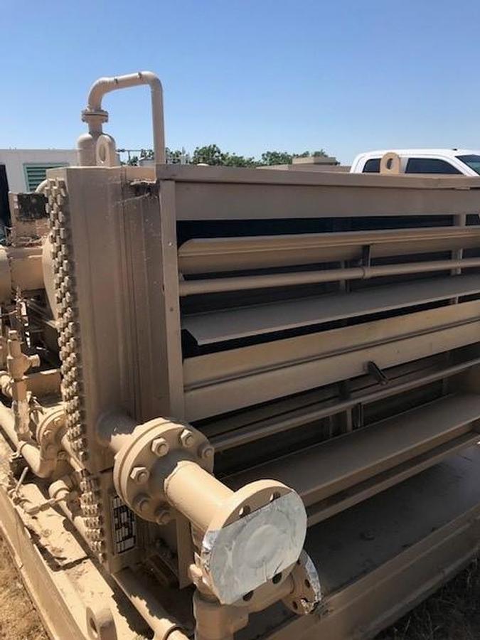 Used 75 HP / Gemini Compressor Model FE332D-2 Two Stage Cylinder Size 6 3/4” x 5 1/2"