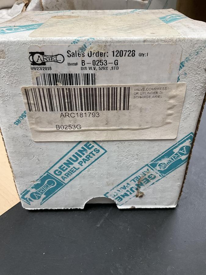 Ariel VALVE,DISCHARGE, PN: B-0253-G