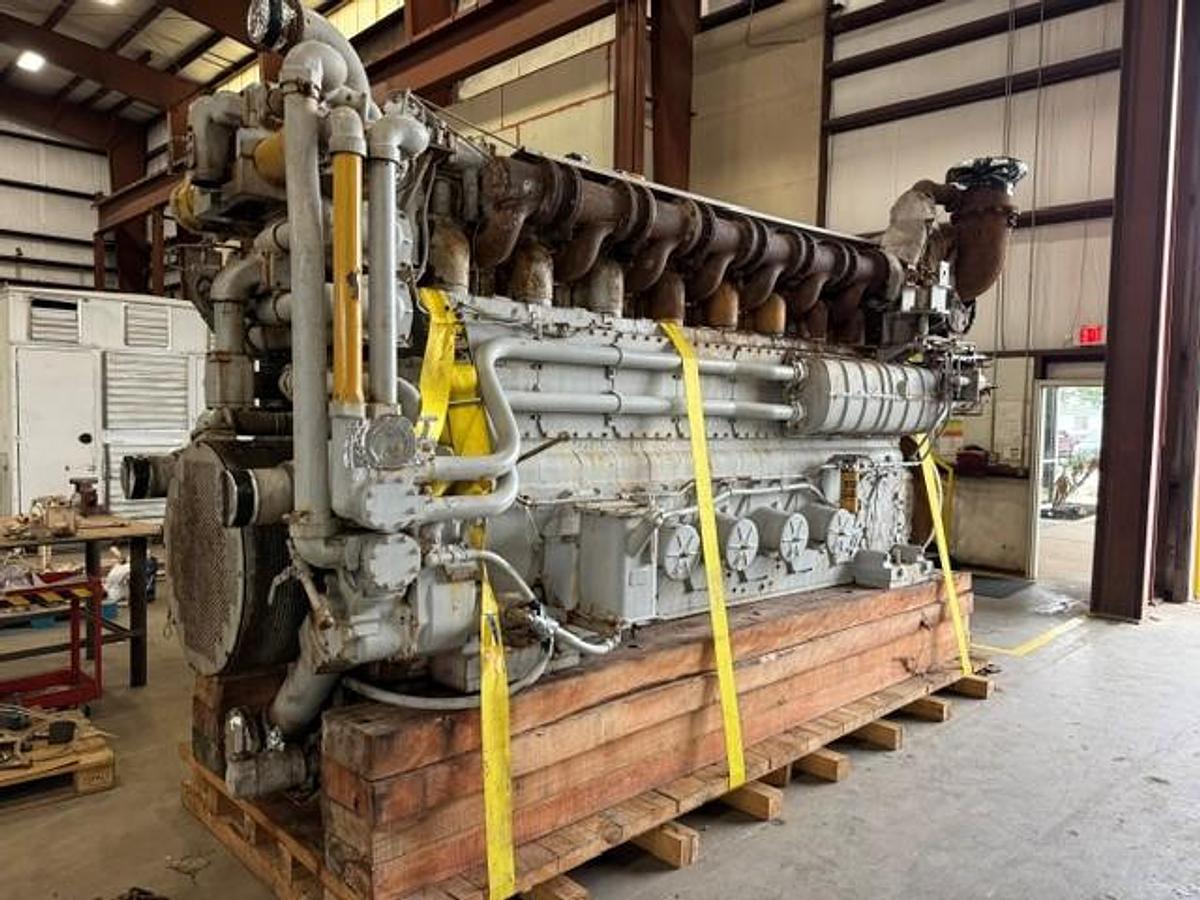 Used CAT G3608 A3 Engine SN BEN00776