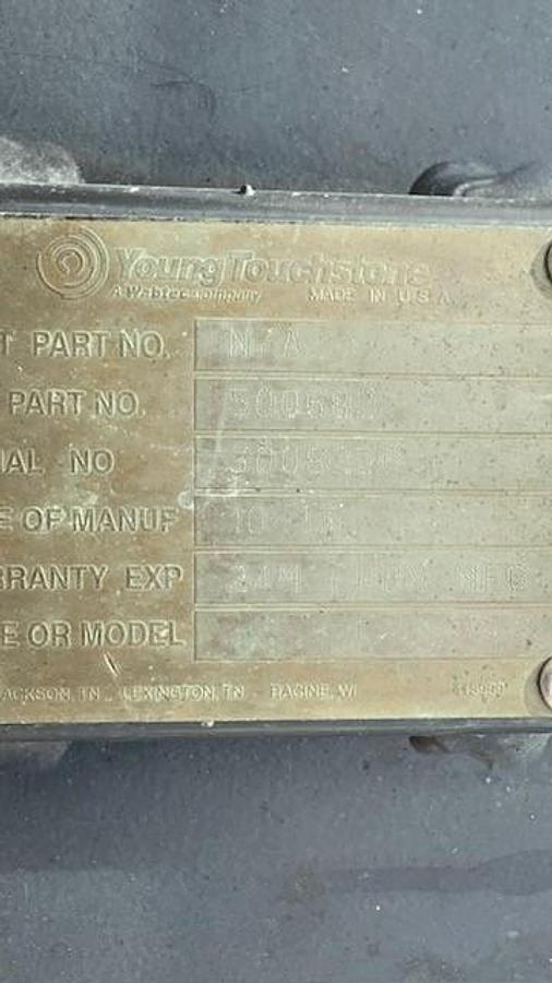 Used Young Touchstone 15 HP Remote Radiator PN 500682- off Waukesha P48GLD Gensets 
