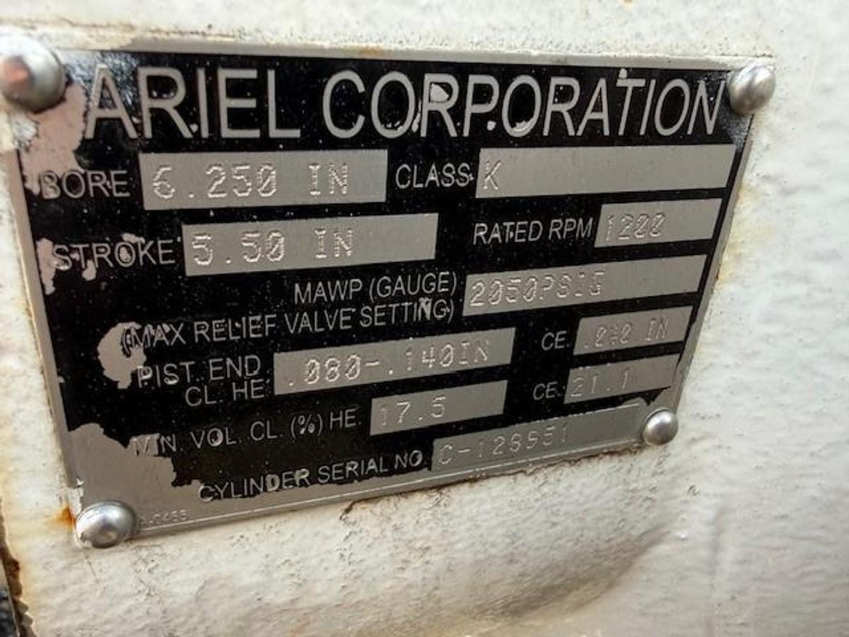 Used Ariel 6.25" JGK 2050 # Cylinder SN: C-128951