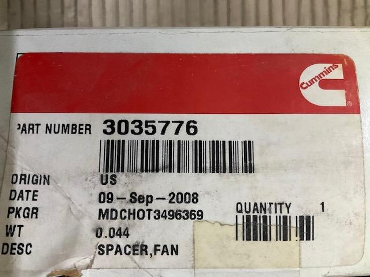 Cummins Fan Spacer PN 3035776